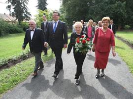 Generální vikář P. Stanislav Přibyl se setkal s Madeleine Albright